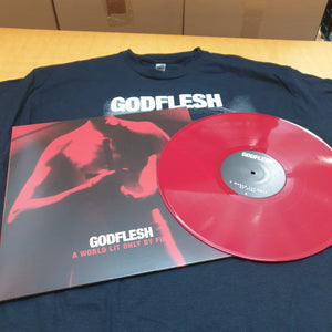 Godflesh A World Lit Only By Fire LP red | white | splatter vinyl 2023 repress
