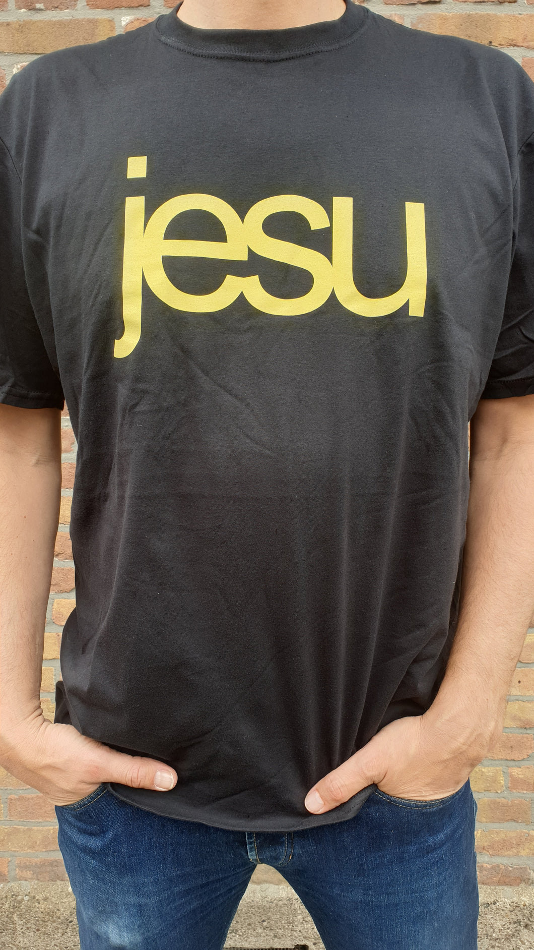 Jesu logo T-shirt M / L / XL yellow / gold