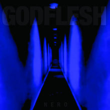 Load image into Gallery viewer, Godflesh Nero EP incl download blue with white or blue with white swirl vinyl
